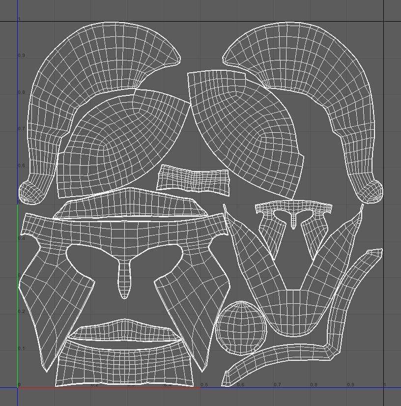 Antique spartan helmet the Corinthian type Low-poly 3D model_32