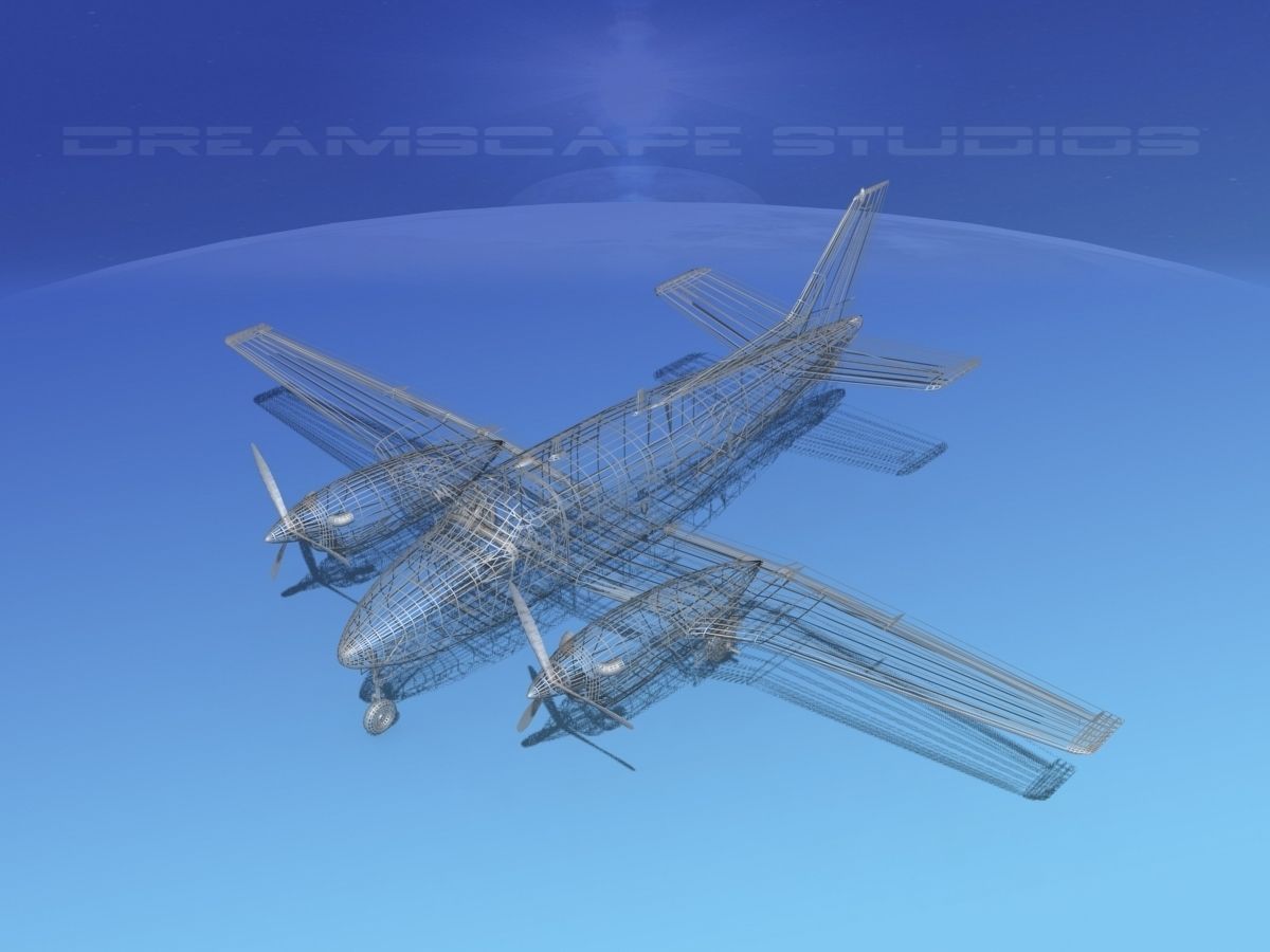 Beechcraft King Air C90 V03 3D model_15