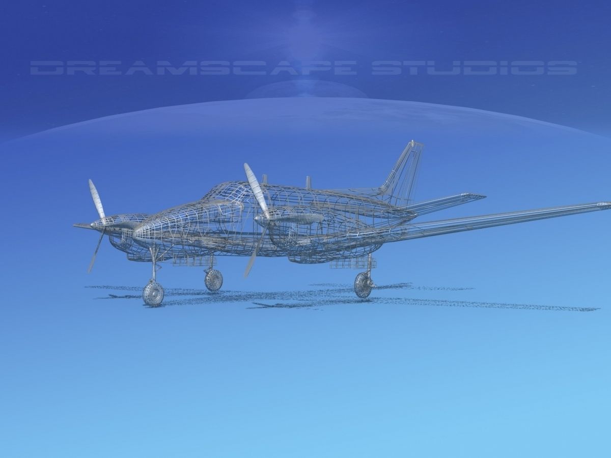 Beechcraft King Air C90 V03 3D model_12