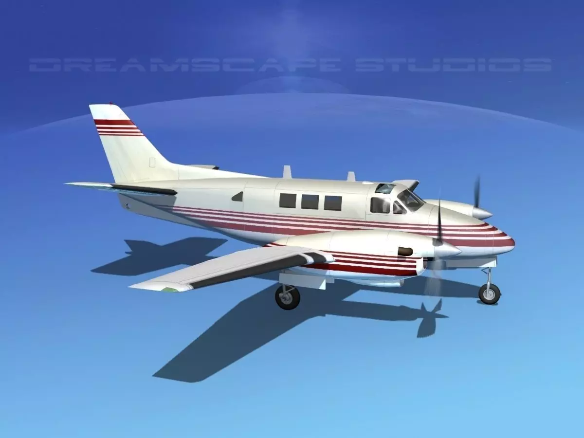 Beechcraft King Air C90 V03 3D model_0