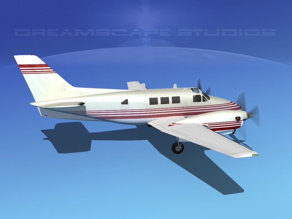 Beechcraft King Air C90 V03 3D model_4