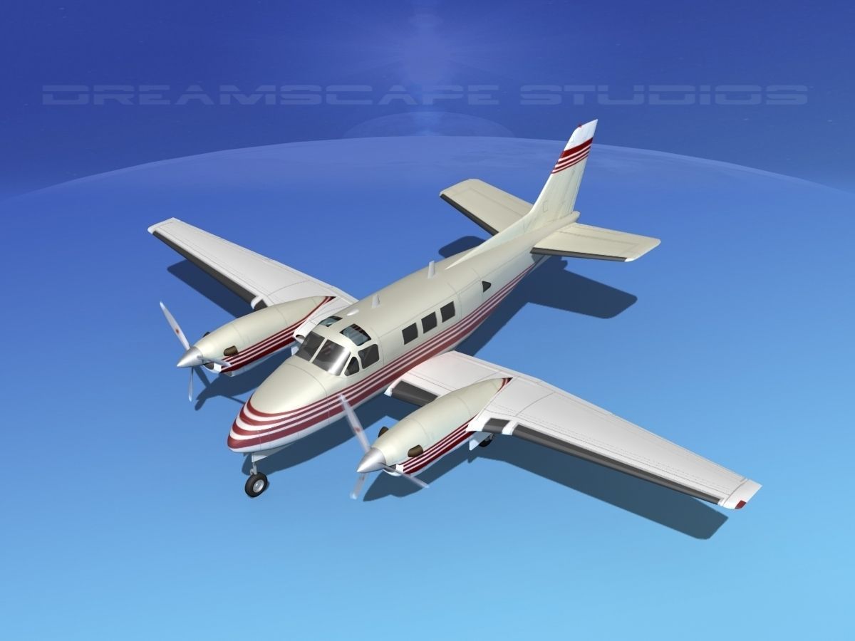 Beechcraft King Air C90 V03 3D model_10