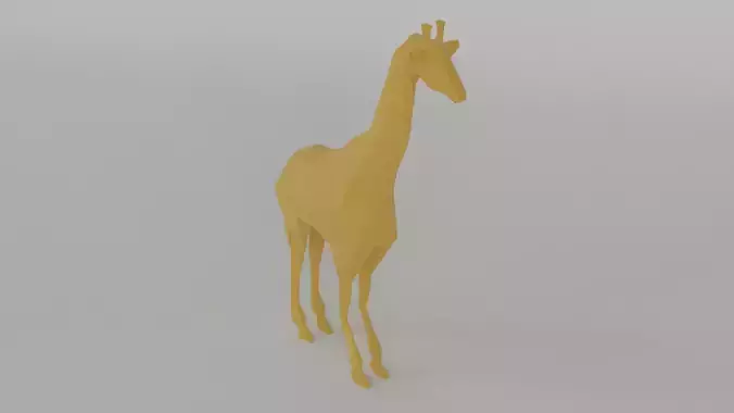 Low Poly Giraffe