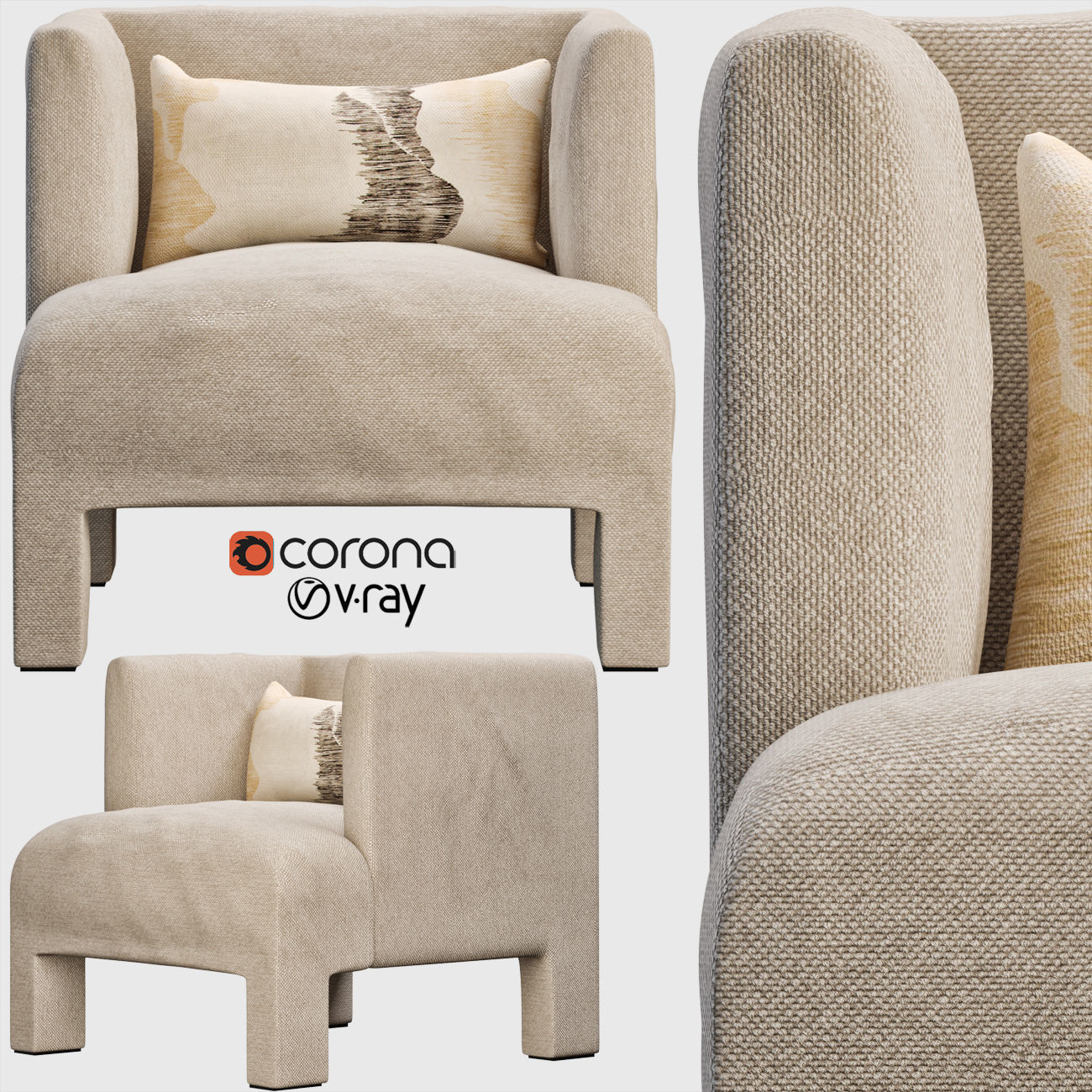 Mod chair 3D model_8