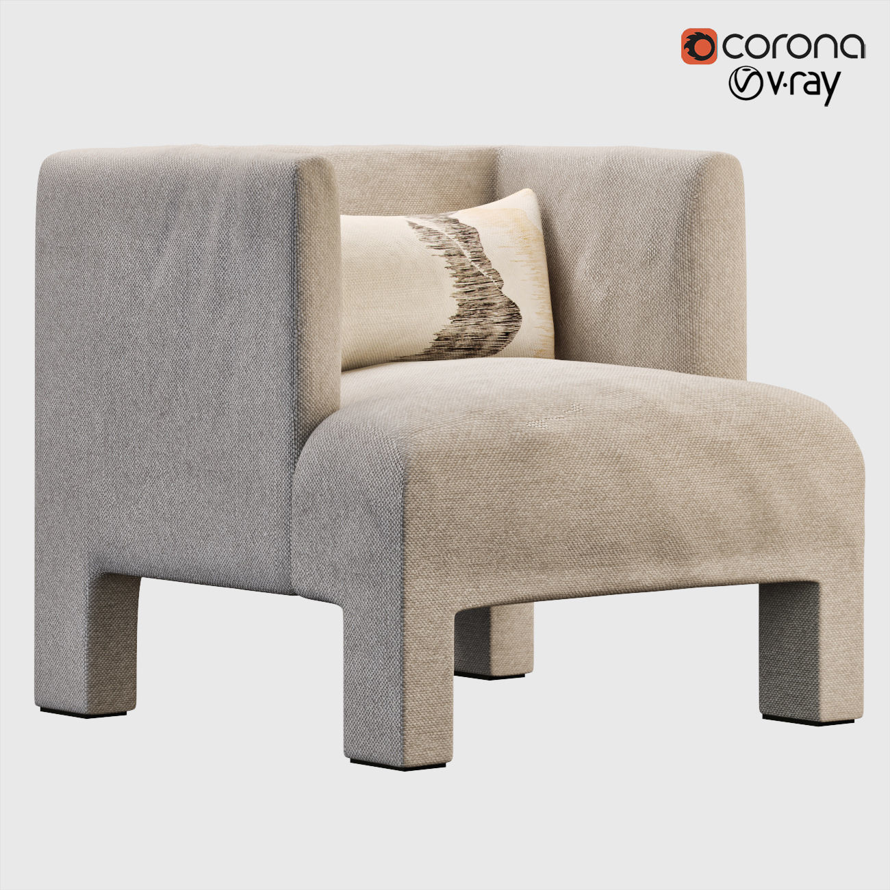 Mod chair 3D model_3