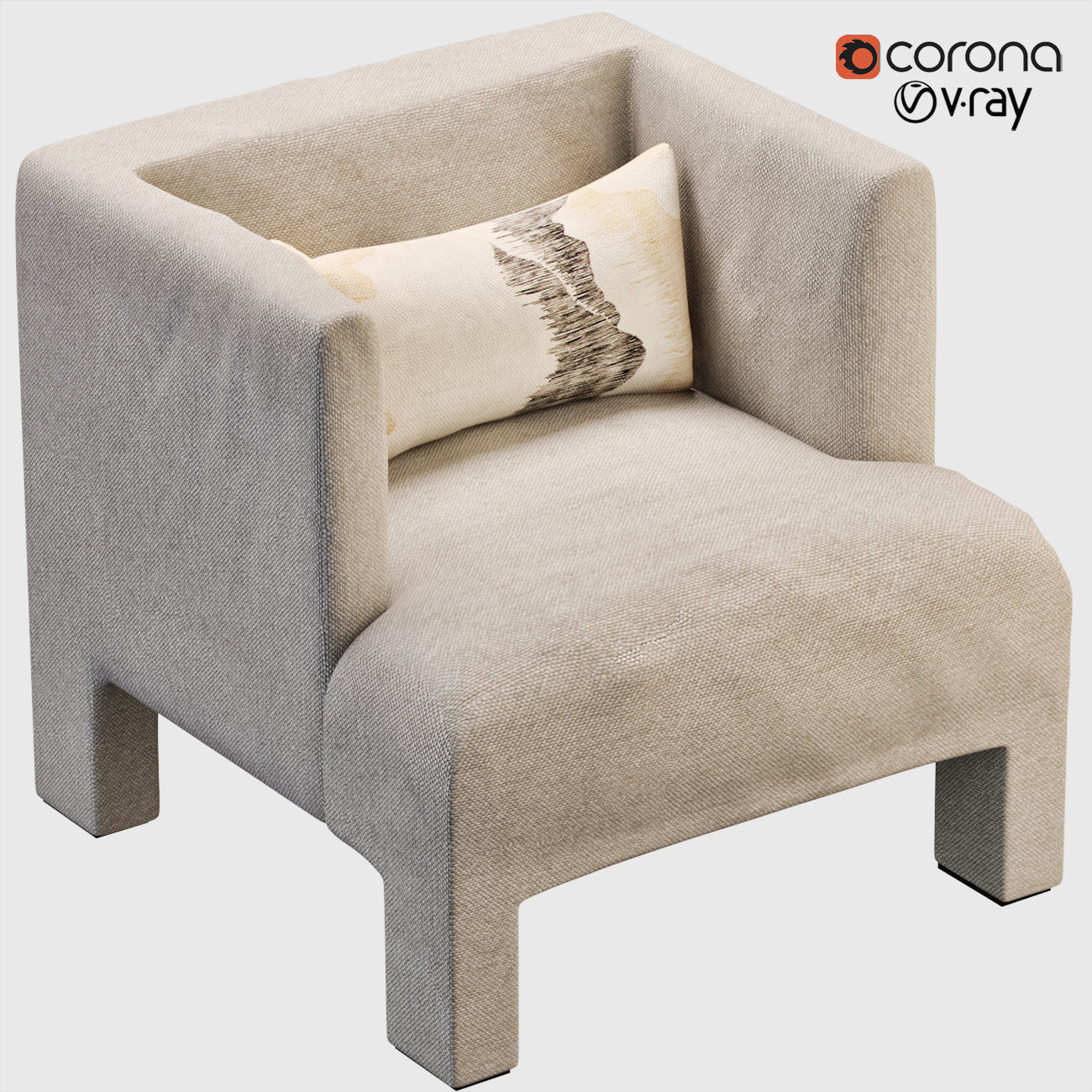 Mod chair 3D model_6