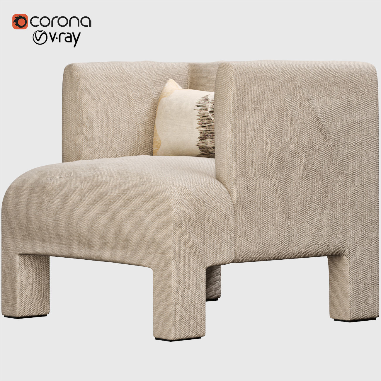 Mod chair 3D model_1