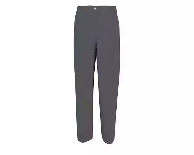 3 D Model Men Formal Trousers Free 3D model