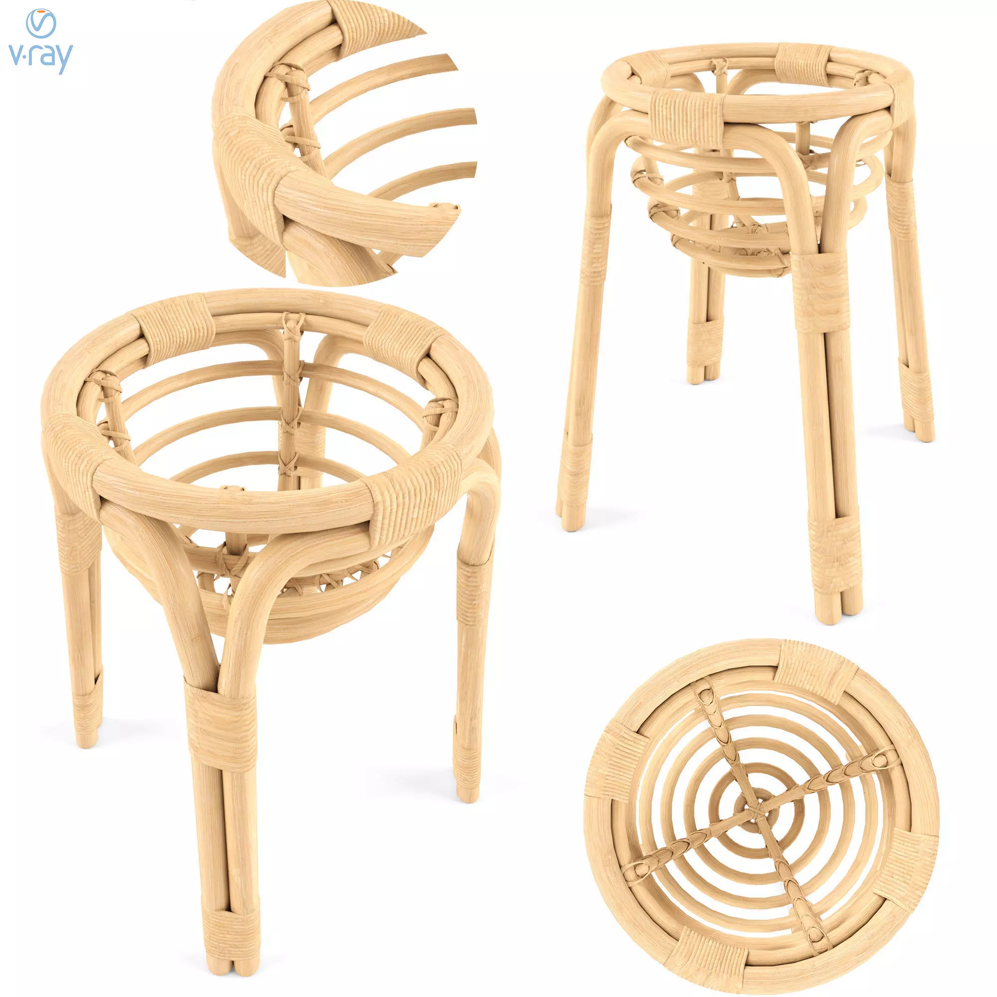 BUSKBO Plant stand 3D model