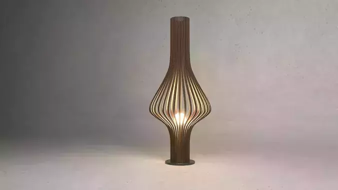Brown lamp