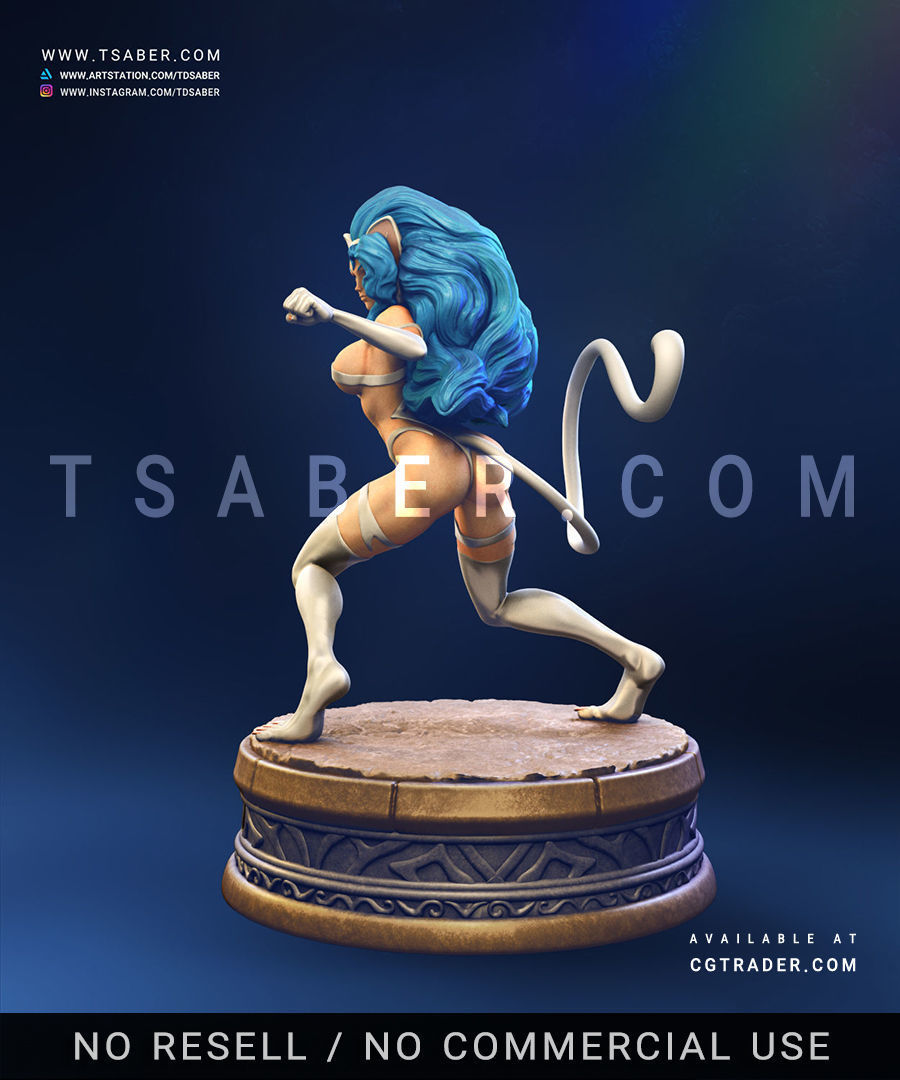 Felicia Statue - DarkStalkers Collectibles 3D print model_6