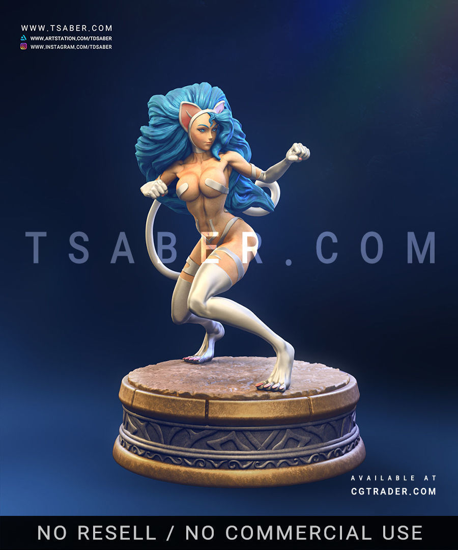 Felicia Statue - DarkStalkers Collectibles 3D print model_2