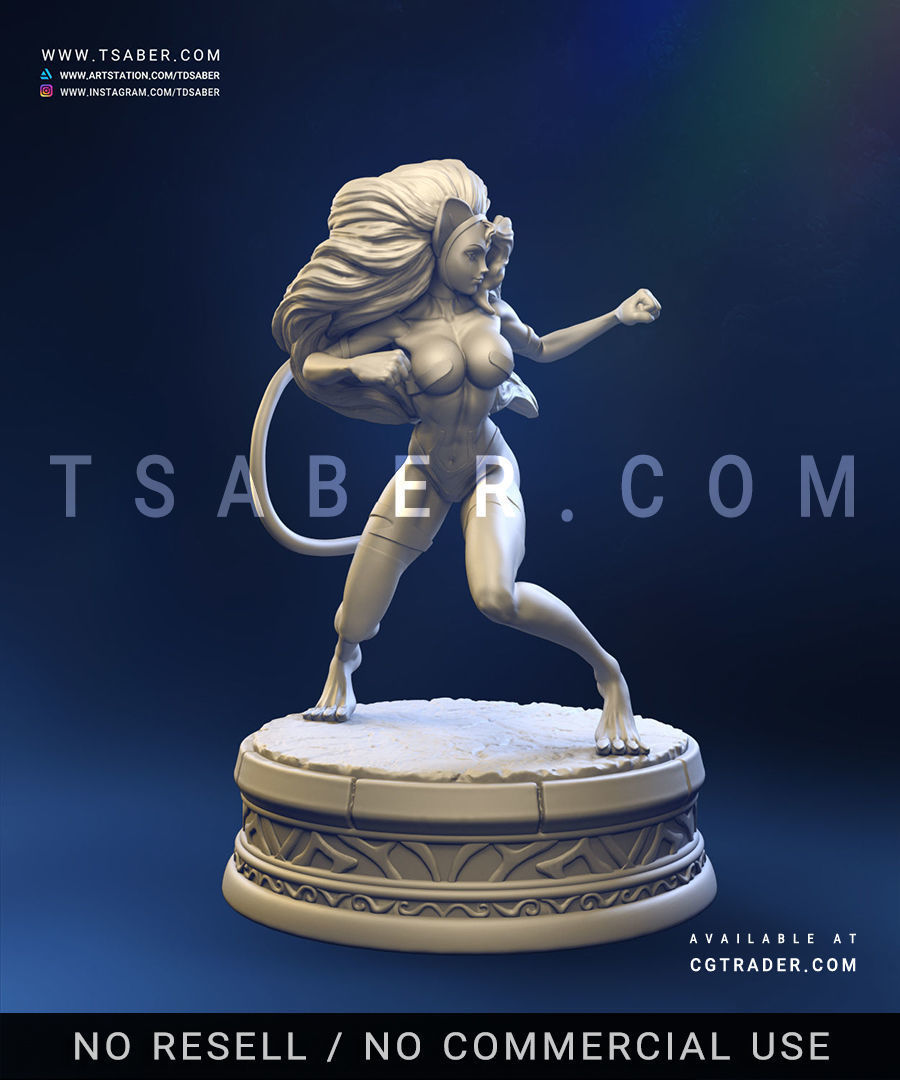 Felicia Statue - DarkStalkers Collectibles 3D print model_7