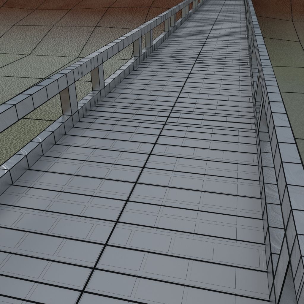 Bridge - Arch 3D model_7
