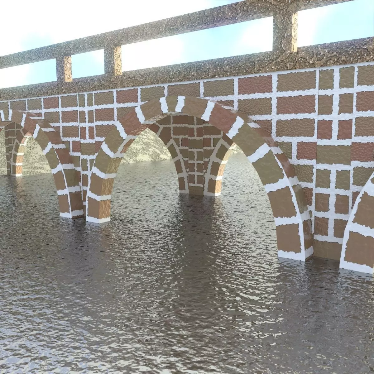Bridge - Arch 3D model_0