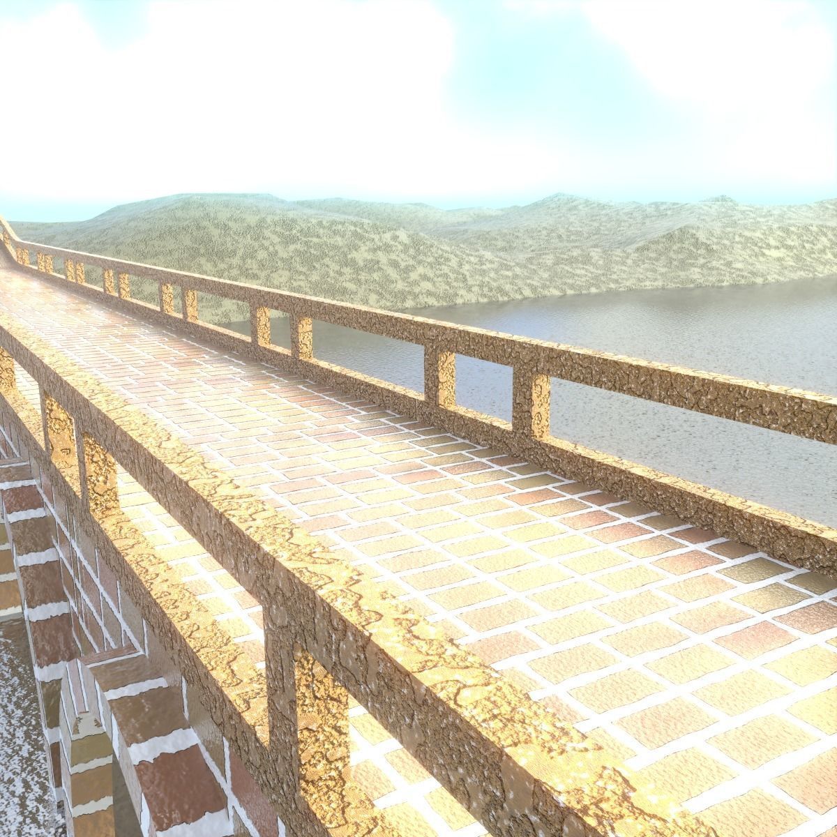 Bridge - Arch 3D model_2
