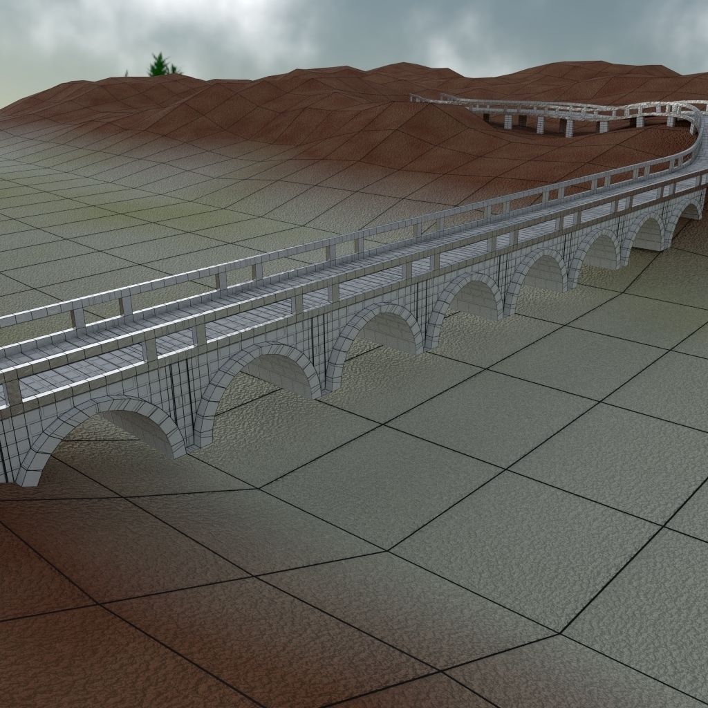 Bridge - Arch 3D model_6