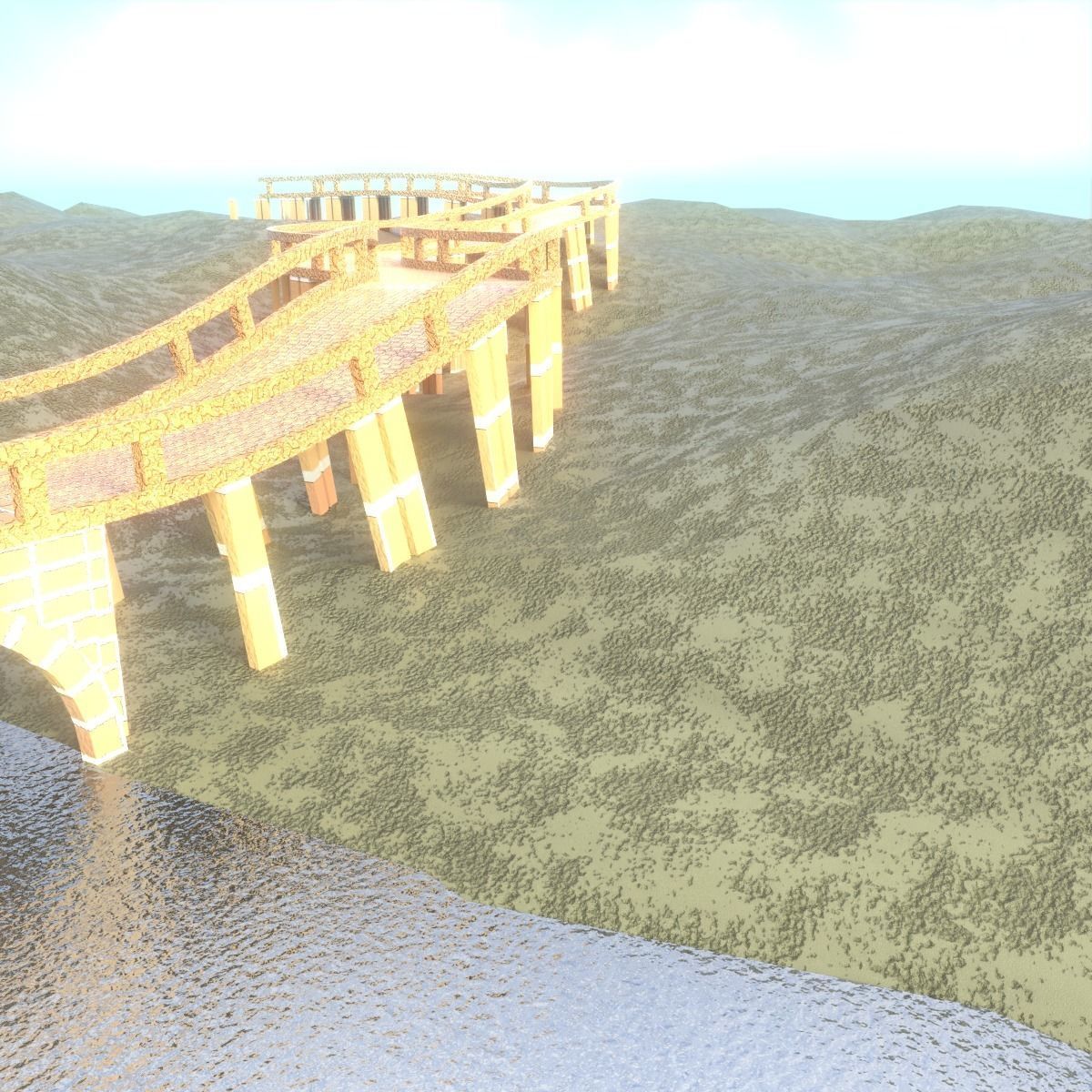 Bridge - Arch 3D model_3