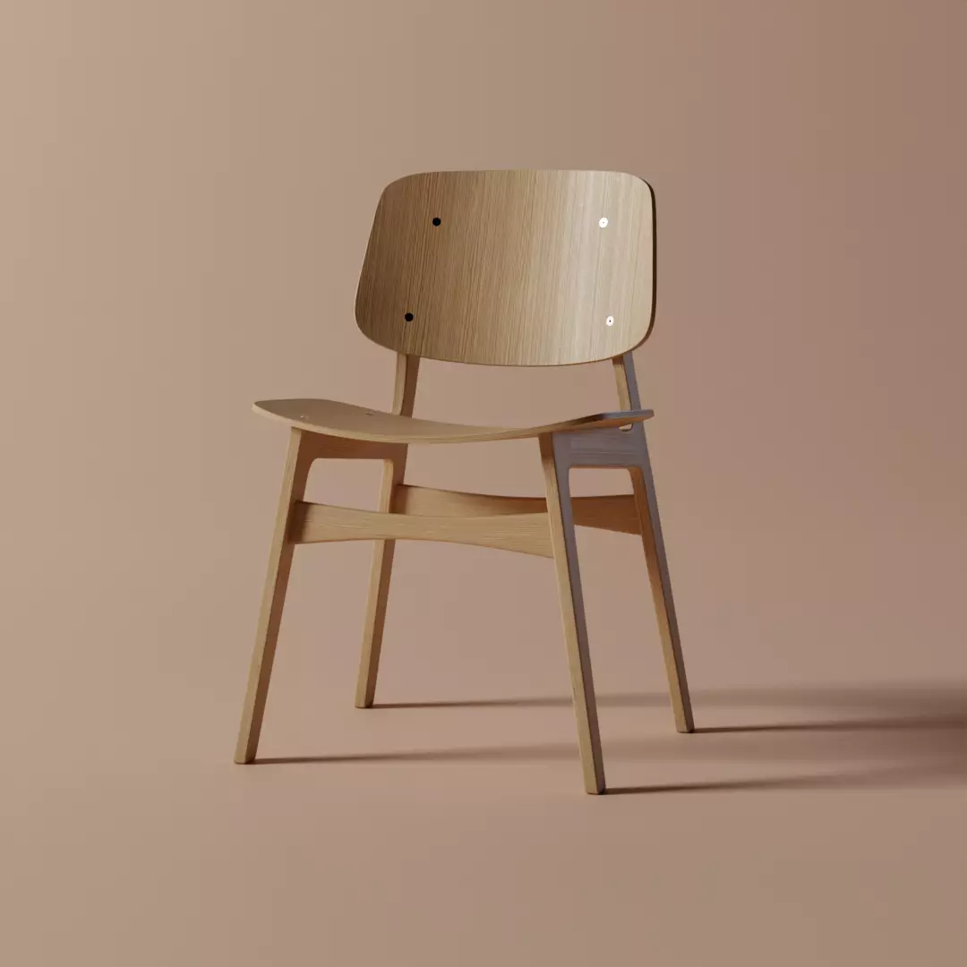 Soborg Chair Free 3D model_0