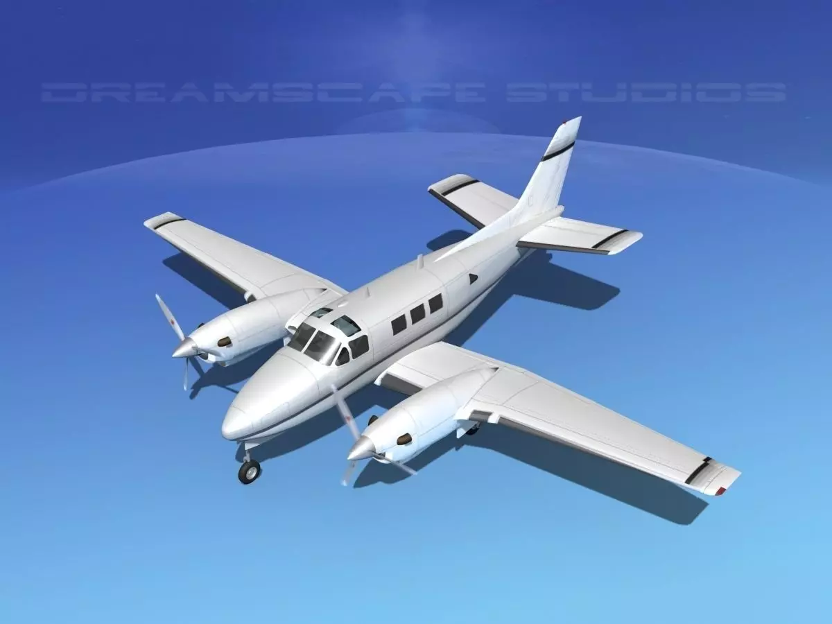 Beechcraft King Air C90 V14 3D model_0
