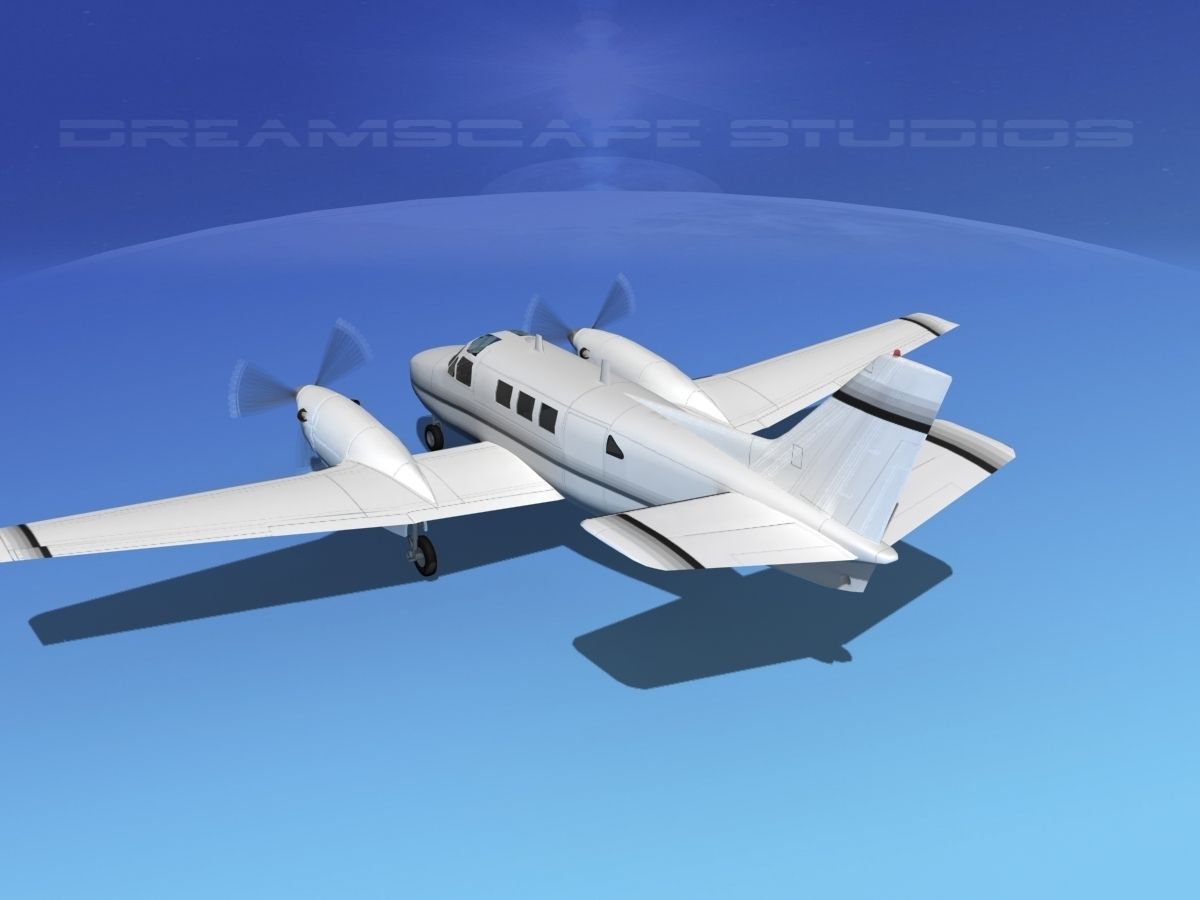 Beechcraft King Air C90 V14 3D model_8