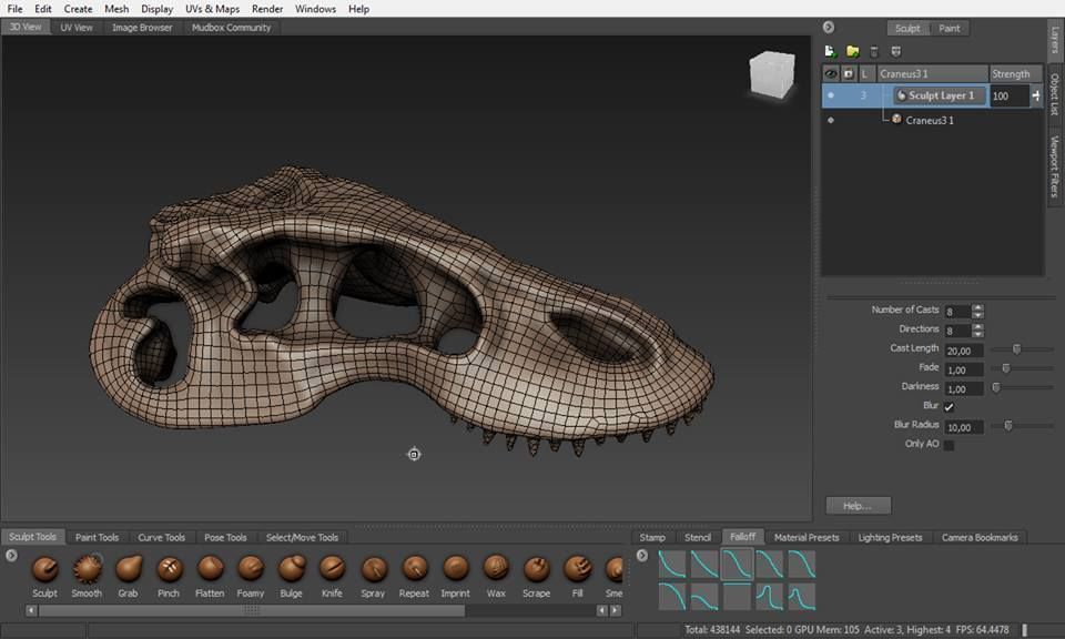 Komodo Dragon Skeleton  3D print model_12