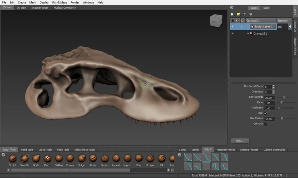 Komodo Dragon Skeleton  3D print model_8