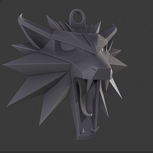 3D Printable Witcher Medalion 3D print model