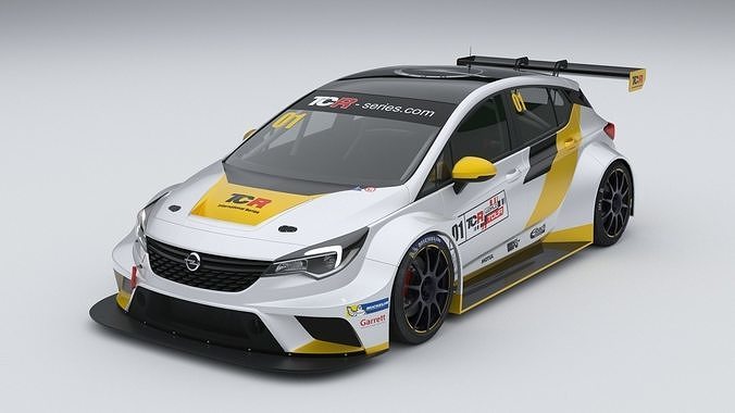 Opel Astra TCR 2016 3D model
