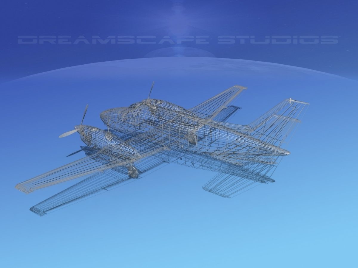 Beechcraft King Air C90 V15 3D model_15