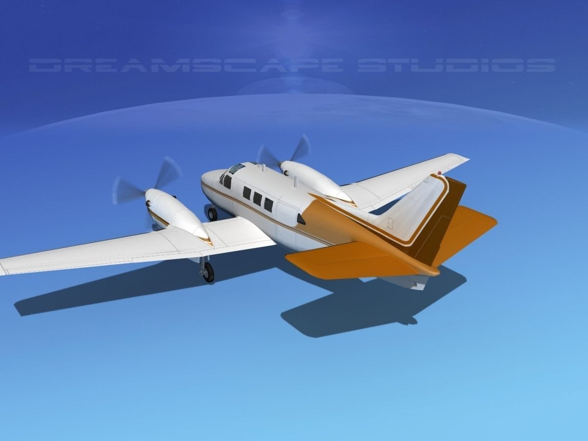 Beechcraft King Air C90 V15 3D model_8