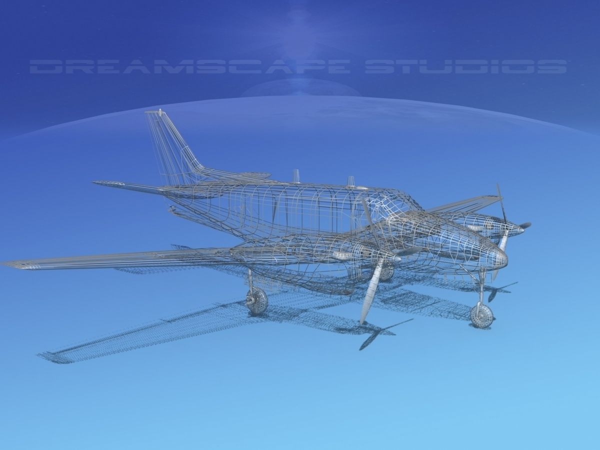 Beechcraft King Air C90 V15 3D model_14