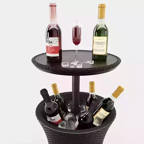 Keter Rattan Cool Bar