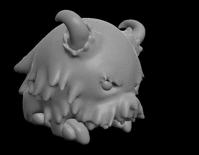 League of Legends Poro  3D model_1