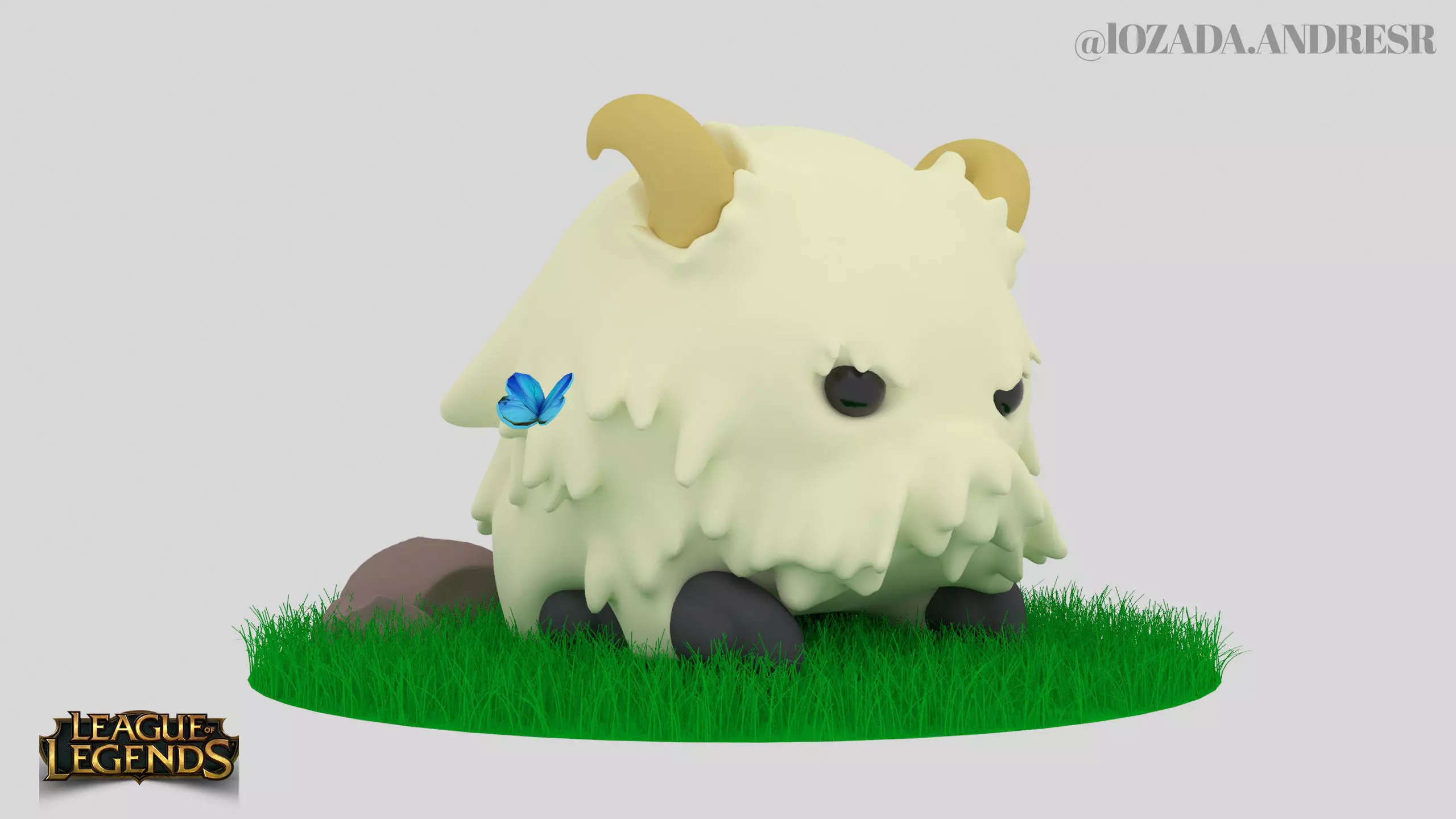 League of Legends Poro  3D model_0
