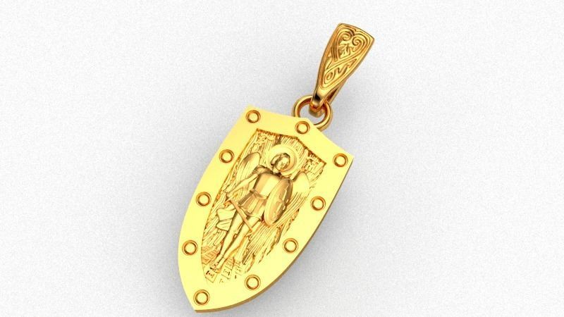 Saint Michael the Archangel 3D print model_1