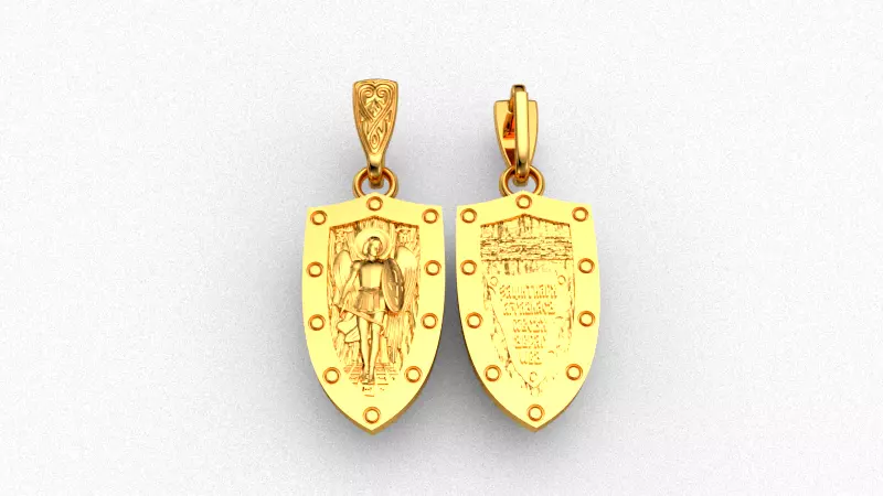 Saint Michael the Archangel 3D print model_0