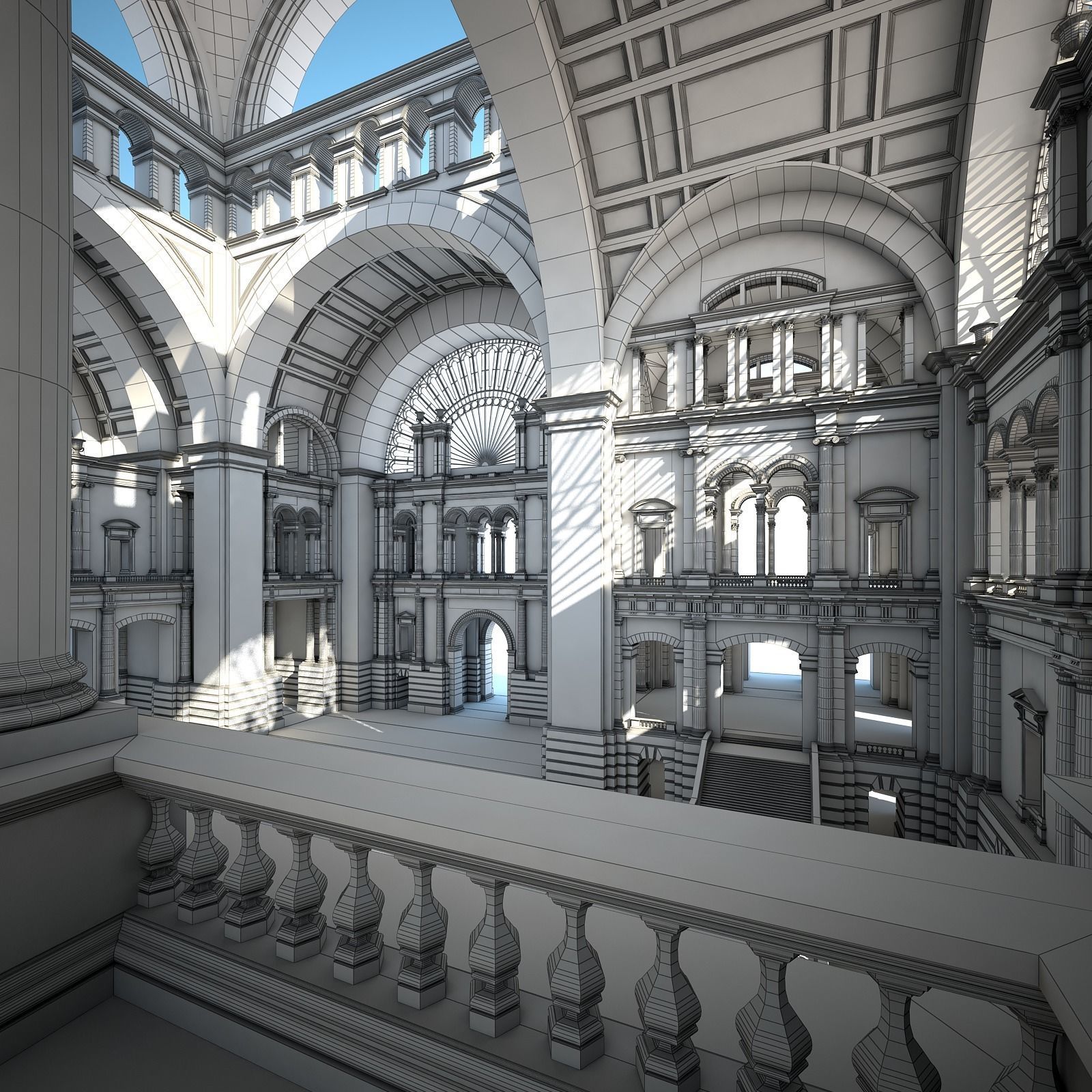 Great Hall 3D model_29