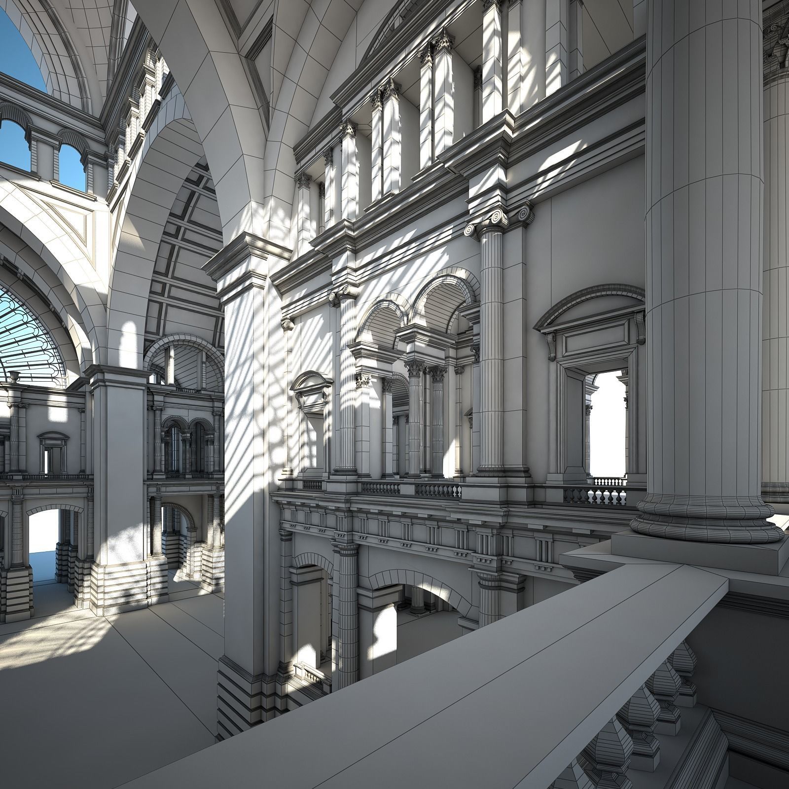 Great Hall 3D model_36