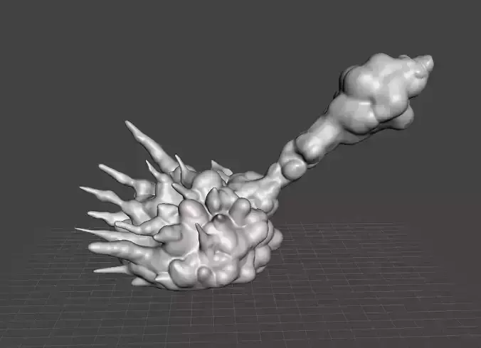 Rocket Launcher Explosion Jetpack smoke 3D print model