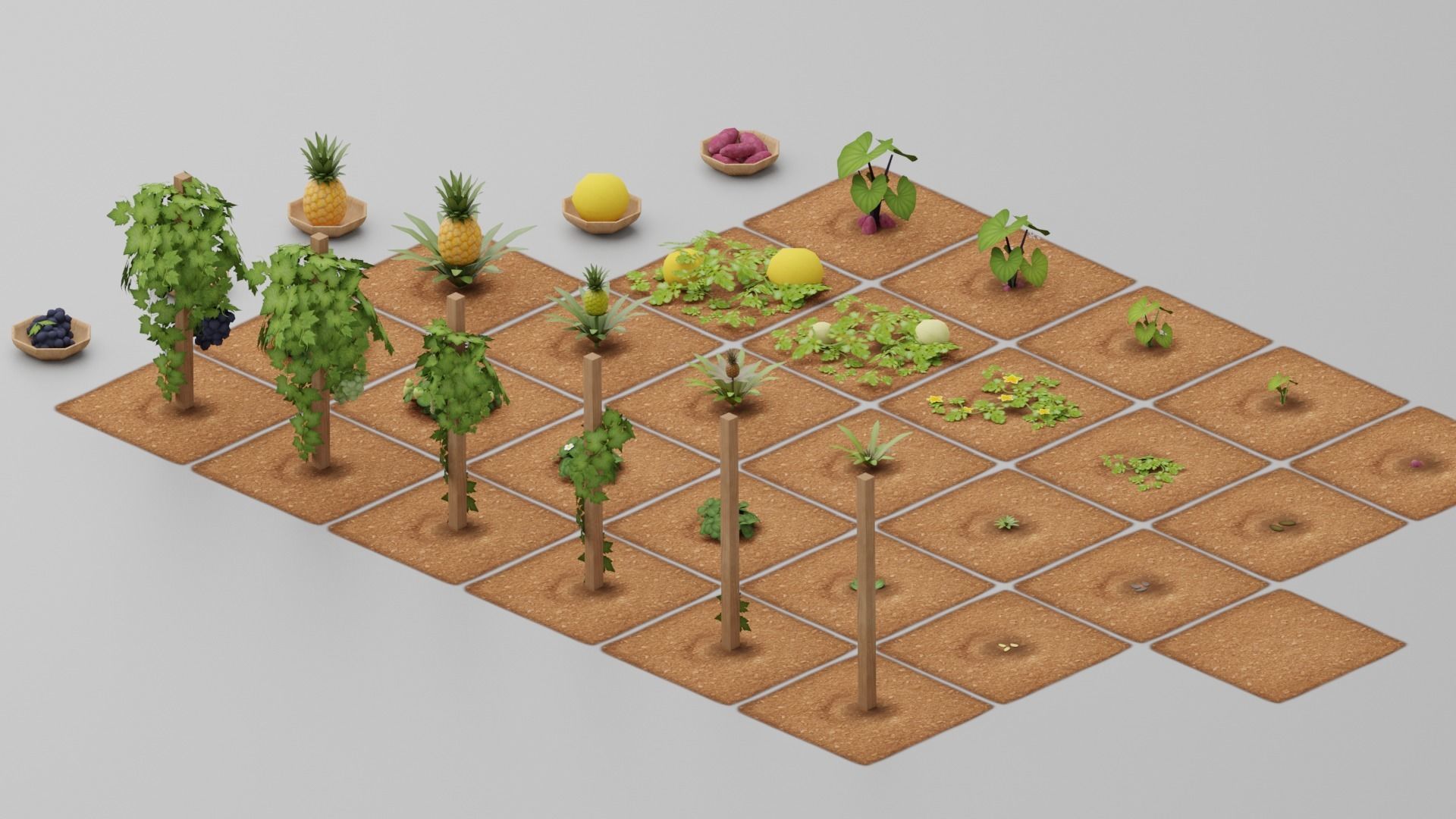 Farm G47 Low-poly 3D model Low-poly 3D model_17