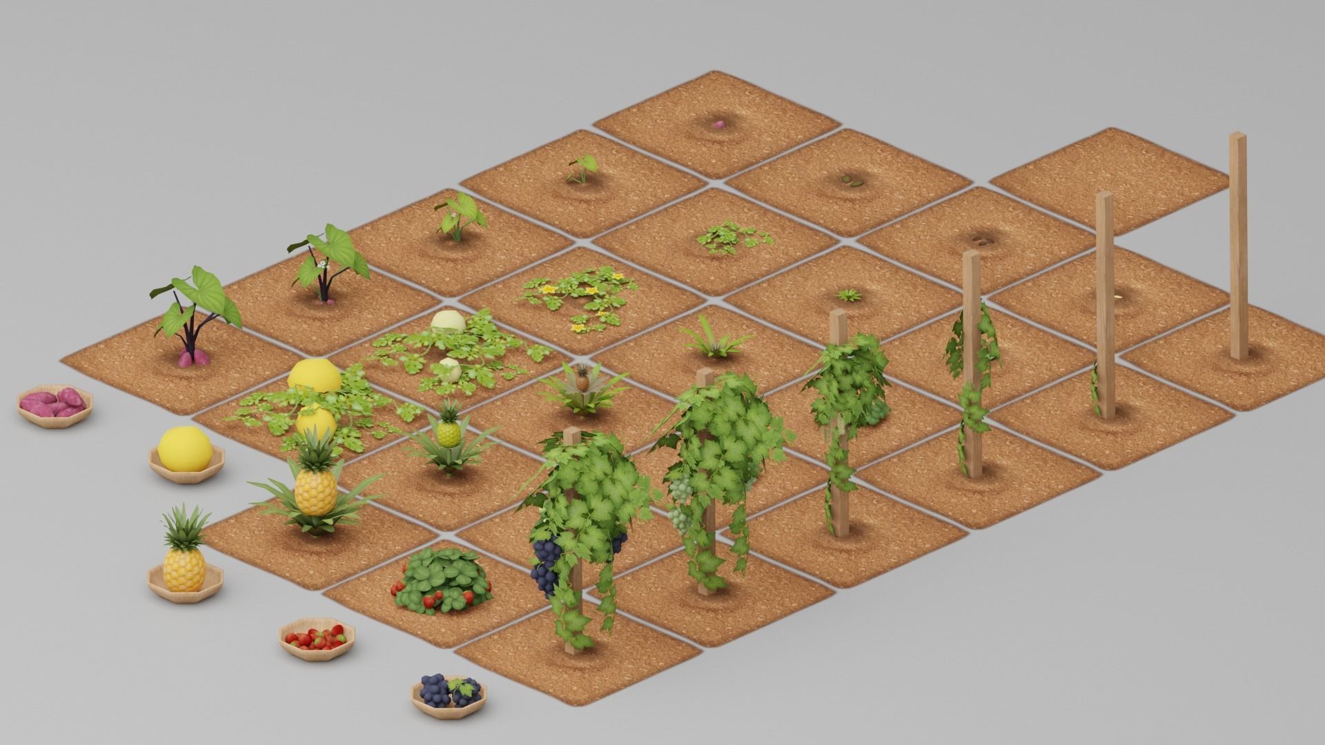 Farm G47 Low-poly 3D model Low-poly 3D model_13