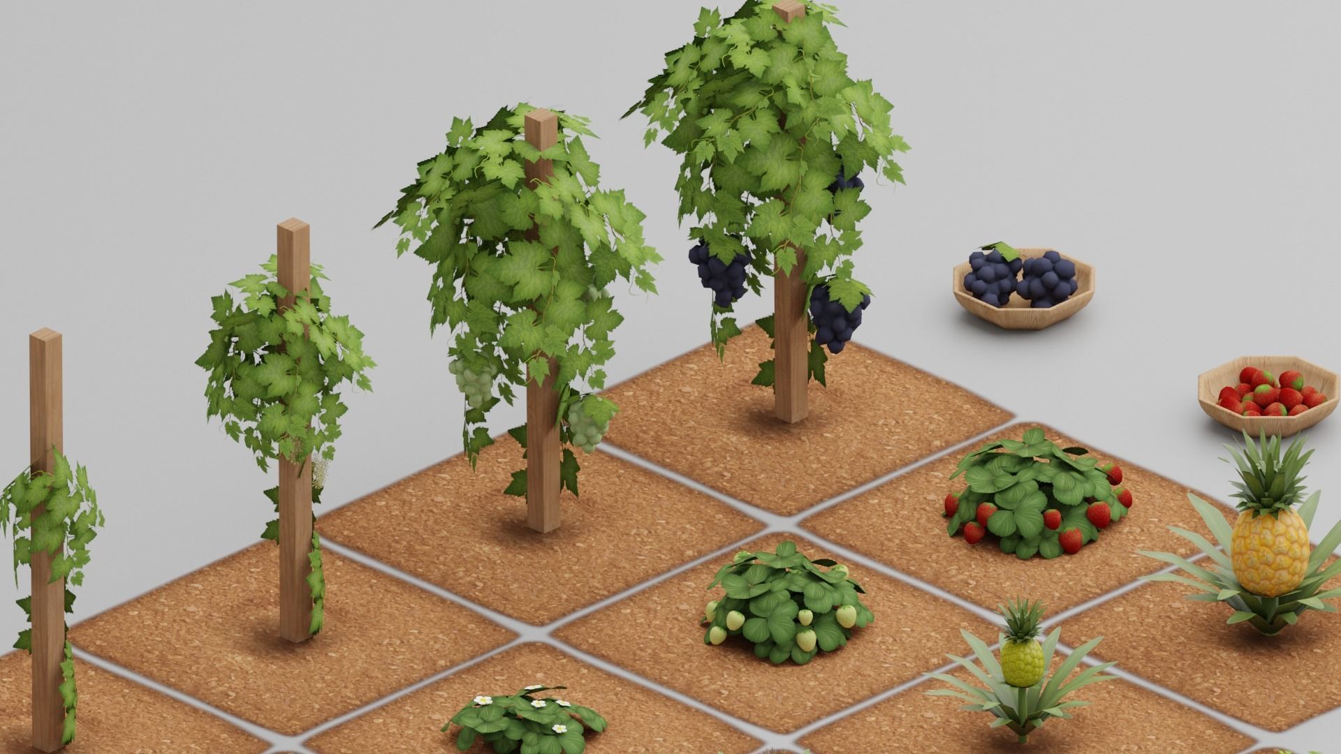 Farm G47 Low-poly 3D model Low-poly 3D model_16