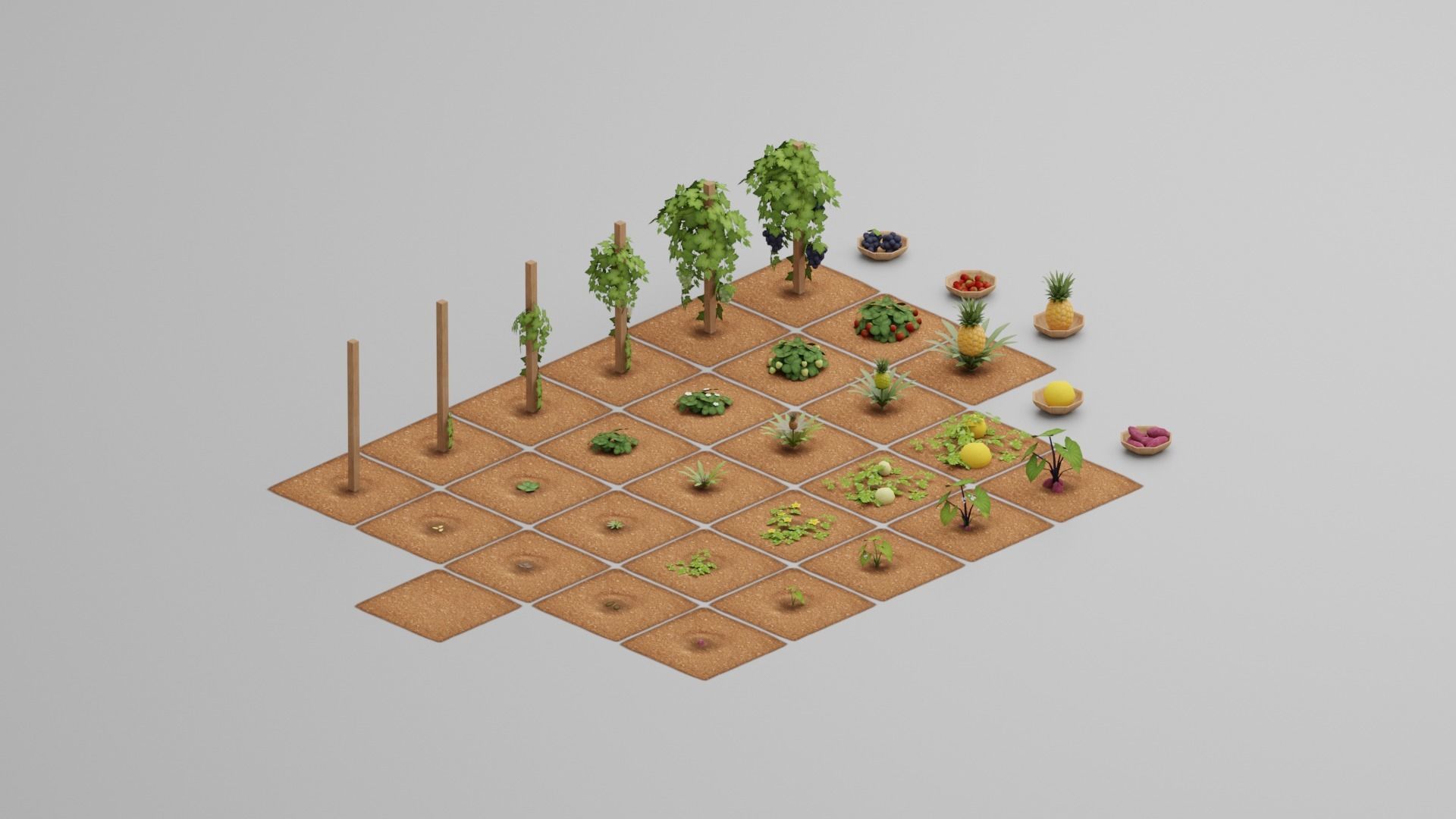 Farm G47 Low-poly 3D model Low-poly 3D model_14