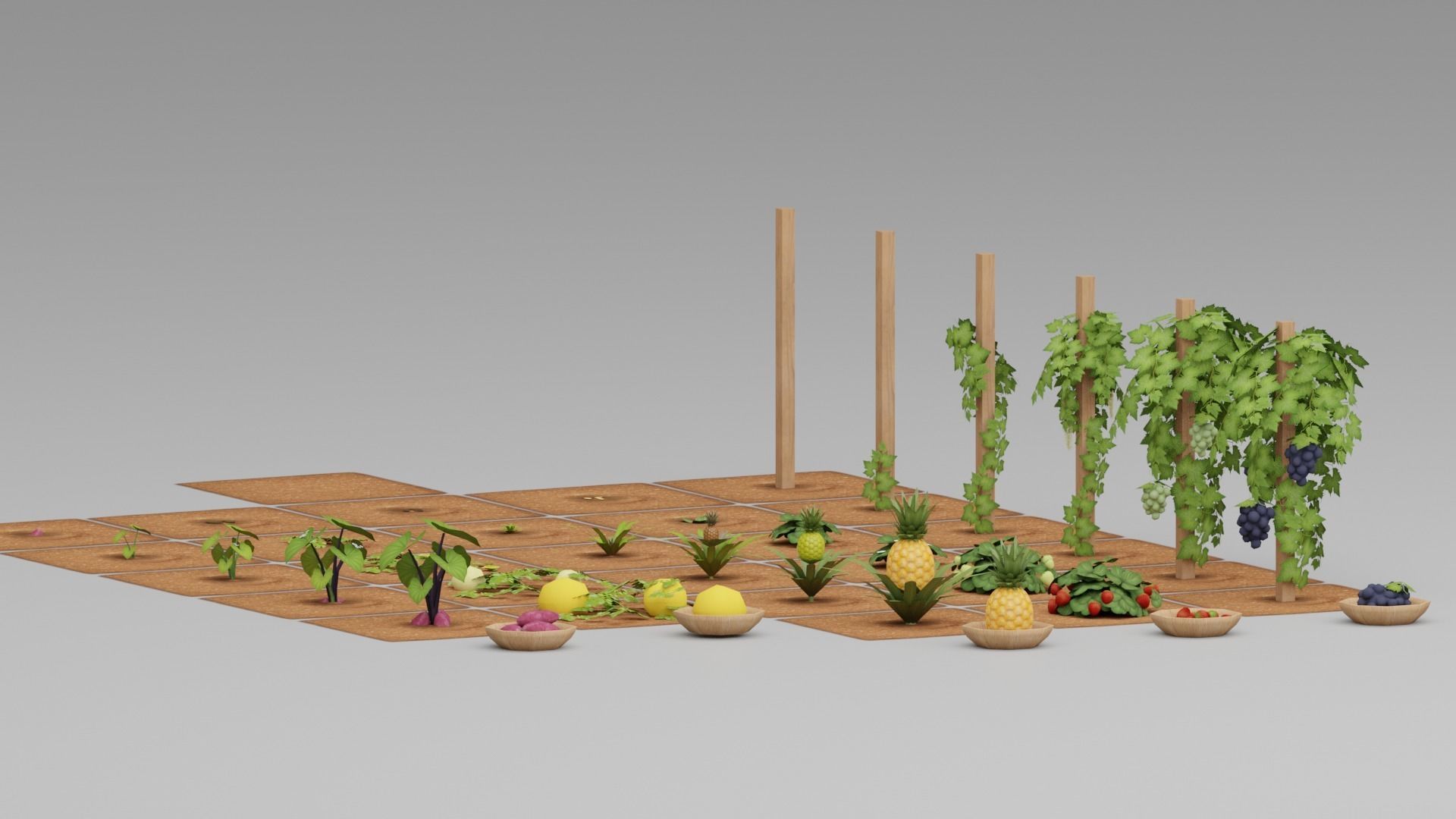 Farm G47 Low-poly 3D model Low-poly 3D model_12