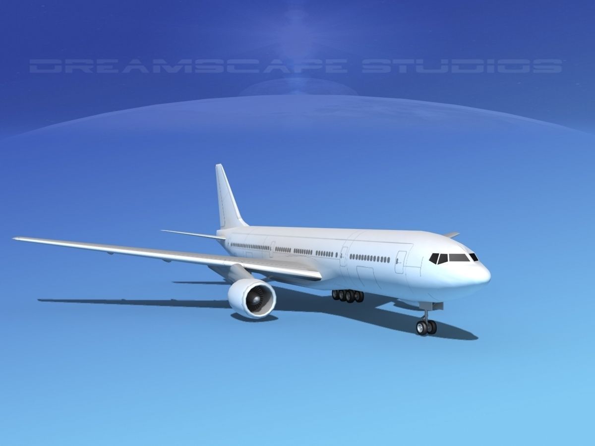 Boeing 777-200 LP SS 3D model_2