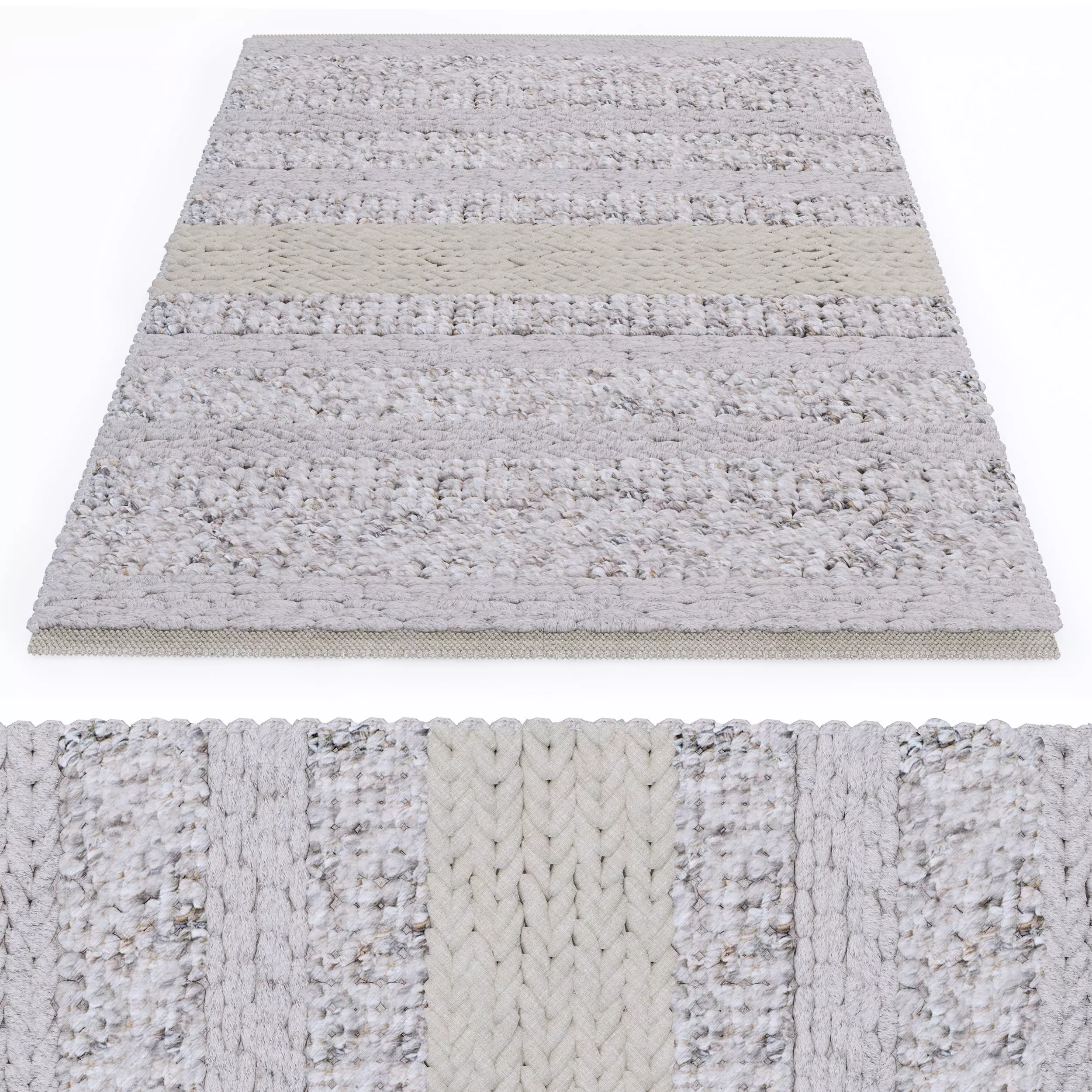 MiiiM Woven Rug 1 3D model