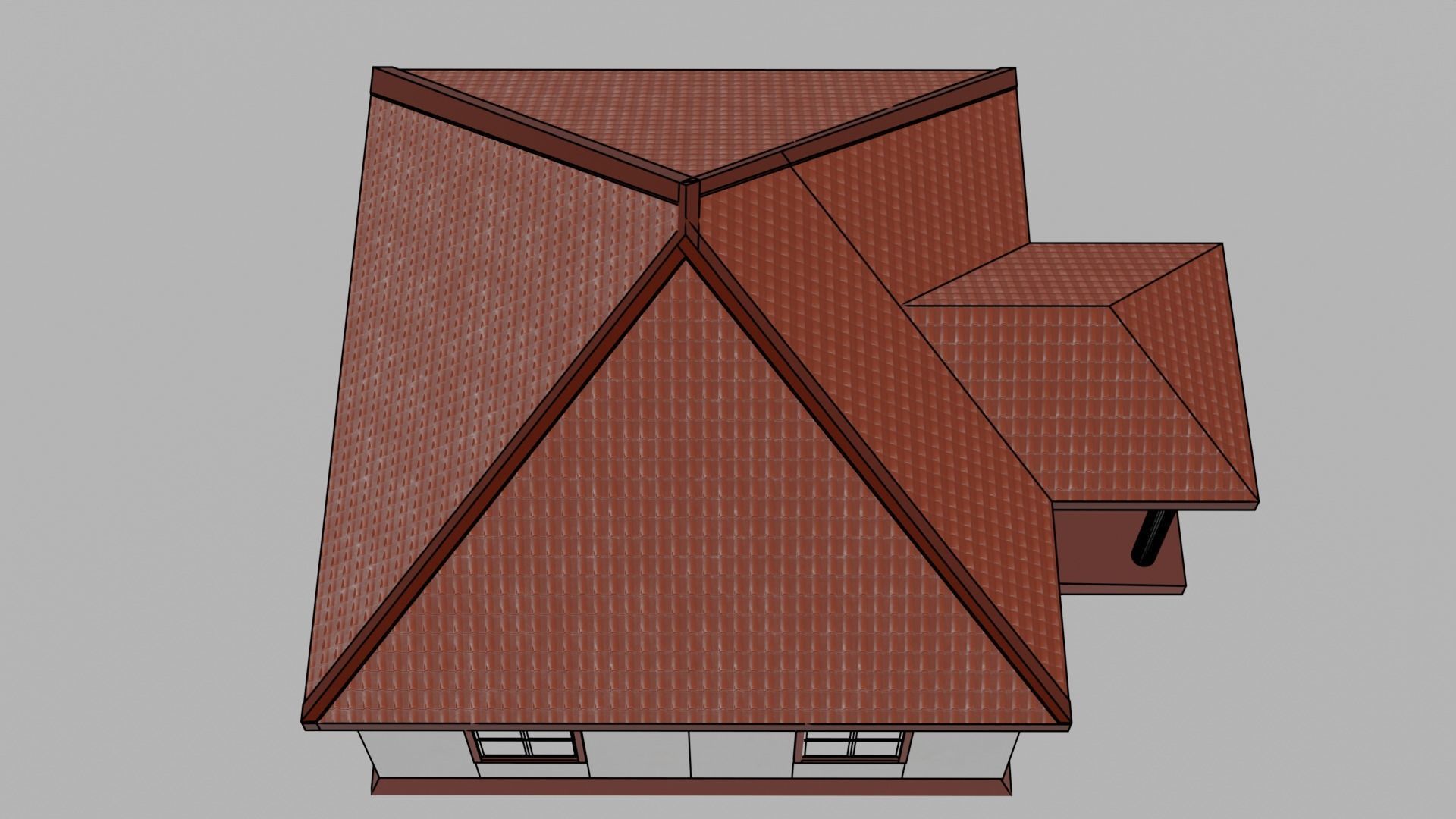A Low Poly House Low-poly 3D model_10