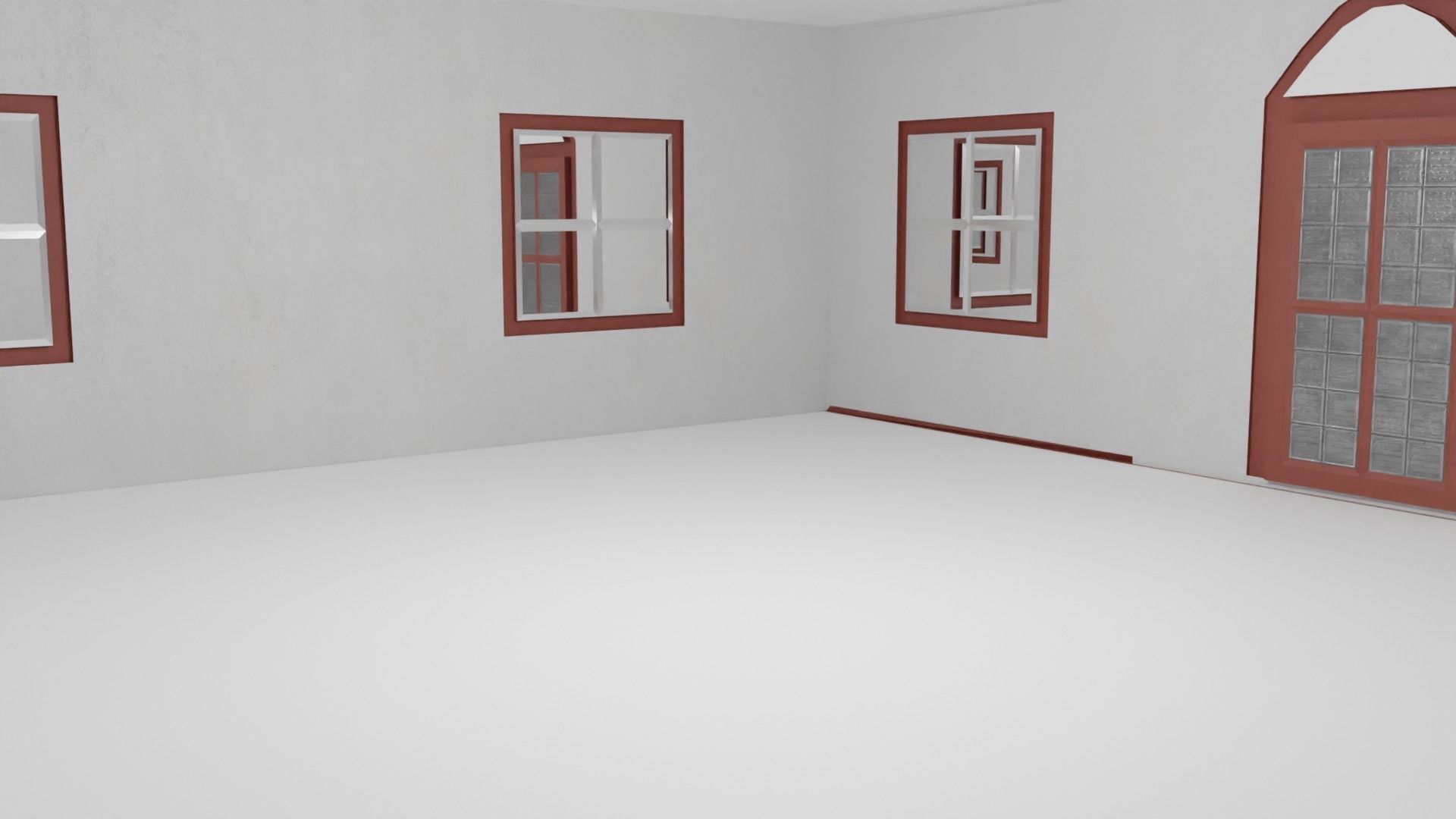 A Low Poly House Low-poly 3D model_5