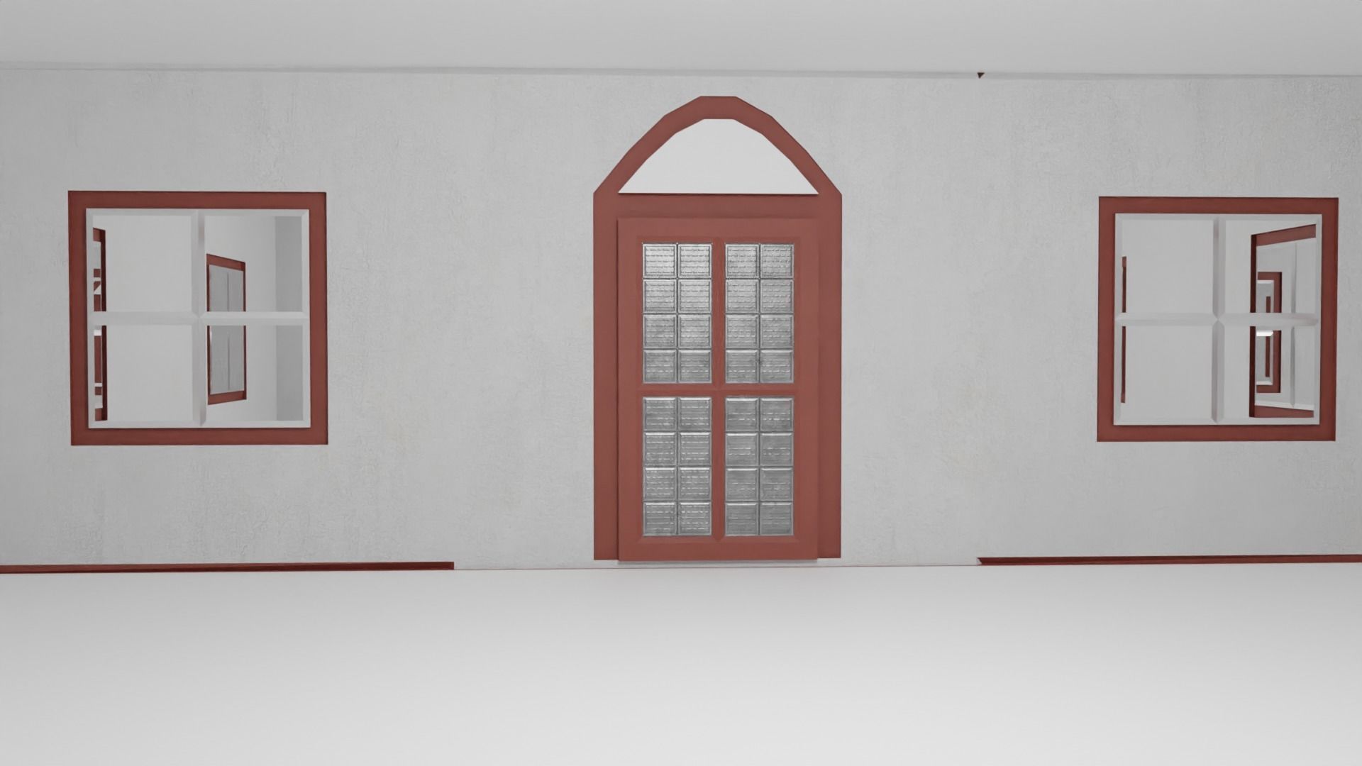 A Low Poly House Low-poly 3D model_6